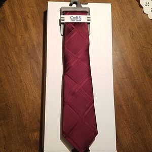 🆕️Croft & Barrow Men's "Wine" Tie